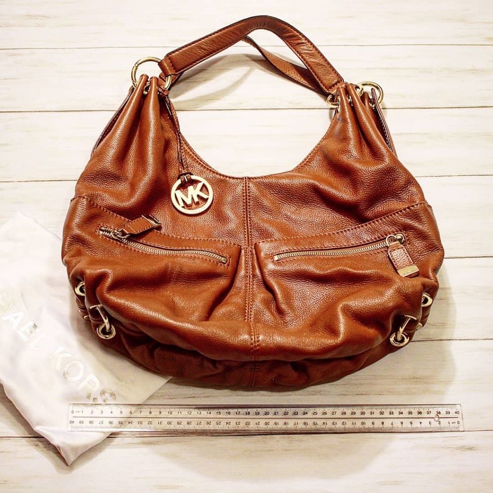 Michael Kors Brown Leather Handbag